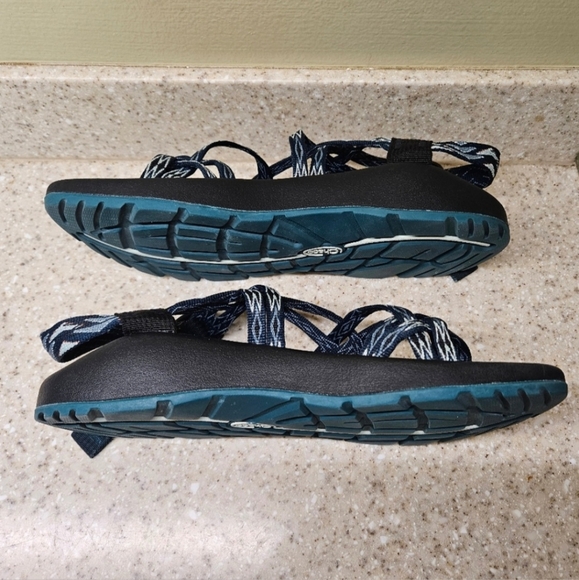 Chaco Teal ZX/2 Outdoor Hiking Sandals, Size 9 - Picture 8 of 12